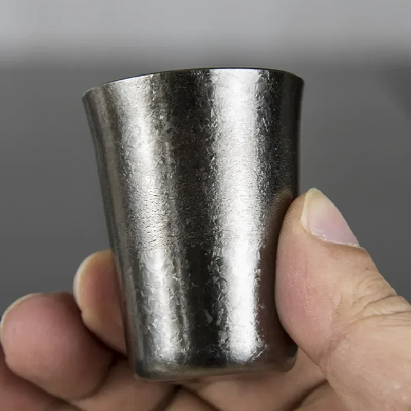 Pure Titanium Shot Glass Titanium Wine Glass Liquor Glass Titanium Alloy Wine Set 40ml Singlelayer High-grade Wine Cup Tableware
Pure Titanium Shot Glass Titanium Wine Glass Liquor Glass Titanium Alloy Wine Set 40ml Singlelayer High-grade Wine Cup Tableware