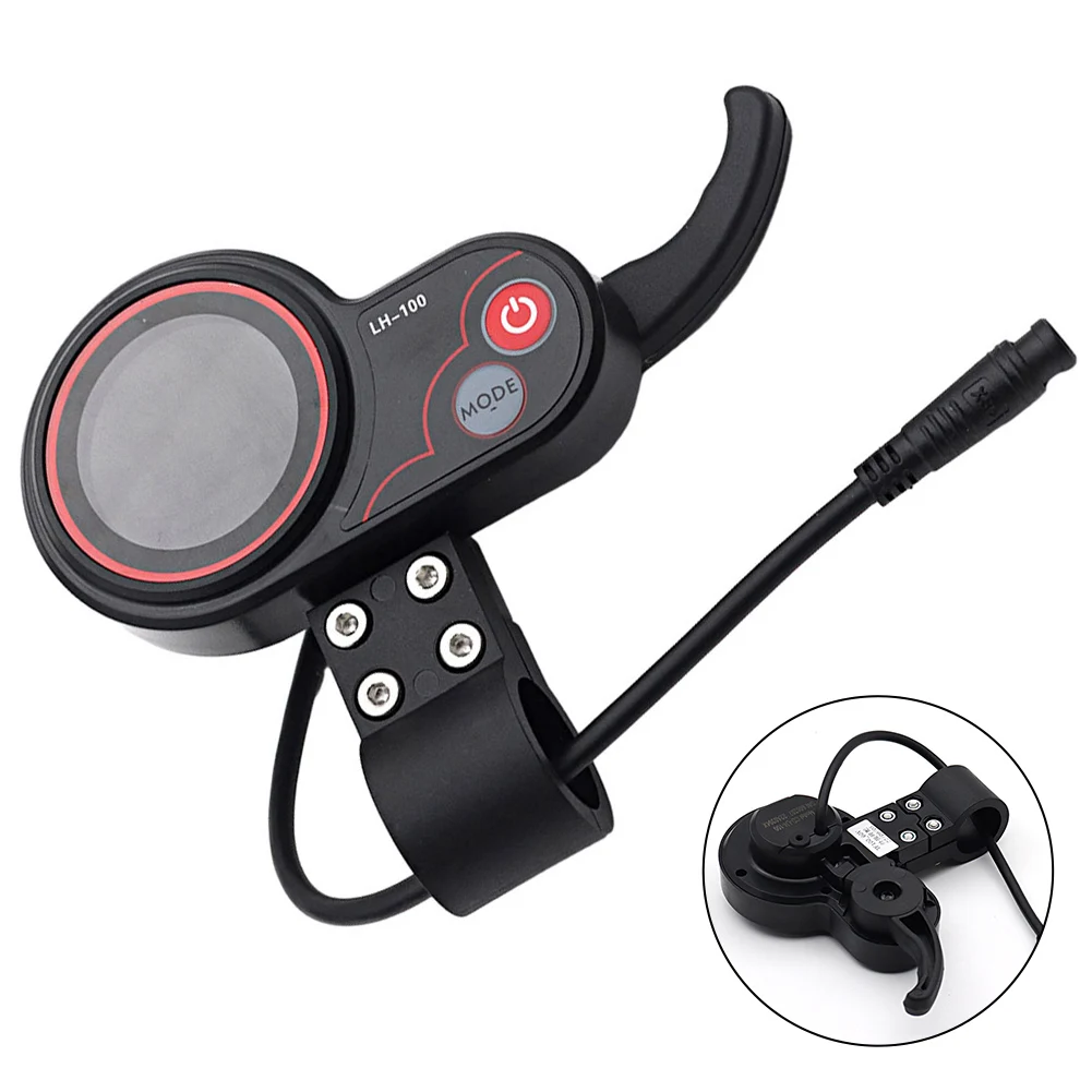 36V 48V 60V 6 Pin Electric Scooter Display Universal LCD Display Speedometer Outdoor Cycling Accessories Durable Plastic Black
36V 48V 60V 6 Pin Electric Scooter Display Universal LCD Display Speedometer Outdoor Cycling Accessories Durable Plastic Black