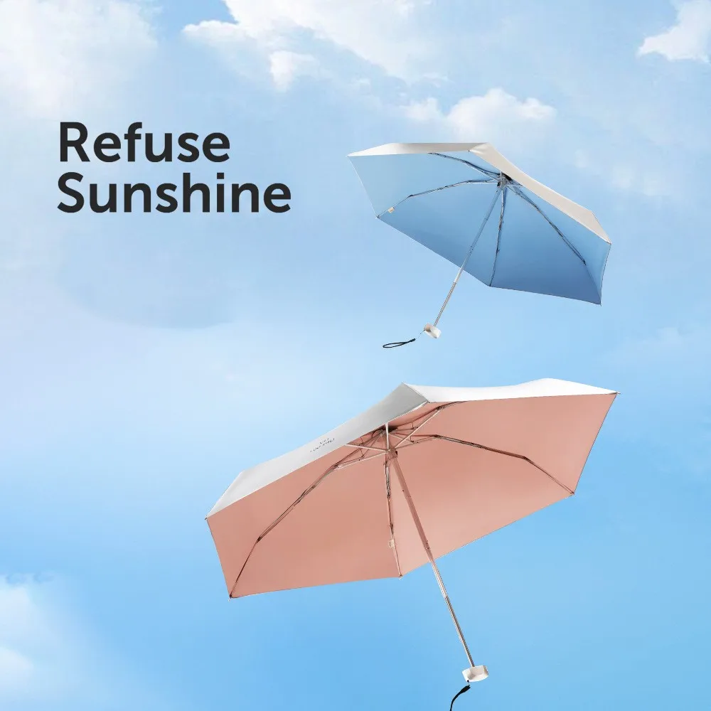 Youpin Titanium Silver Layer Sun Umbrella Outdoor Portable Foldable Sunscreen Umbrella Small lightweight 225g UPF>50+
Youpin Titanium Silver Layer Sun Umbrella Outdoor Portable Foldable Sunscreen Umbrella Small lightweight 225g UPF>50+