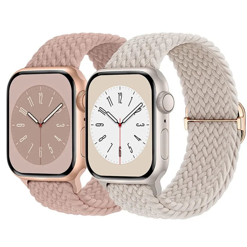 

Braided Solo Loop Strap For Apple watch Ultra band 49mm 45mm 41mm 40mm 44mm Belt Bracelet iWatch Series 9 8 7 6 4 5 SE 38mm 42mm