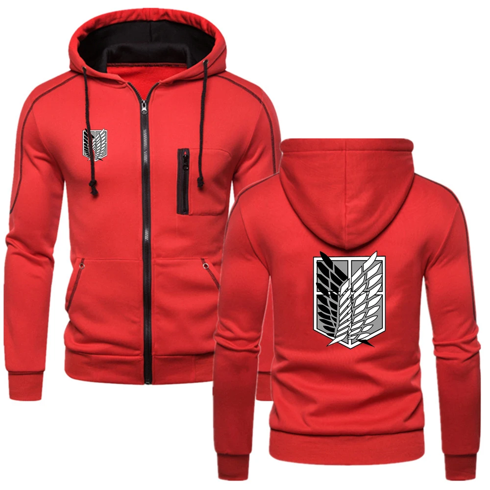 2023 New Spring Autumn Attack On Titan Logo Print Fashion Comfortable Solid Color Hoodies Men's Cotton Quality High Street Coats
2023 New Spring Autumn Attack On Titan Logo Print Fashion Comfortable Solid Color Hoodies Men's Cotton Quality High Street Coats