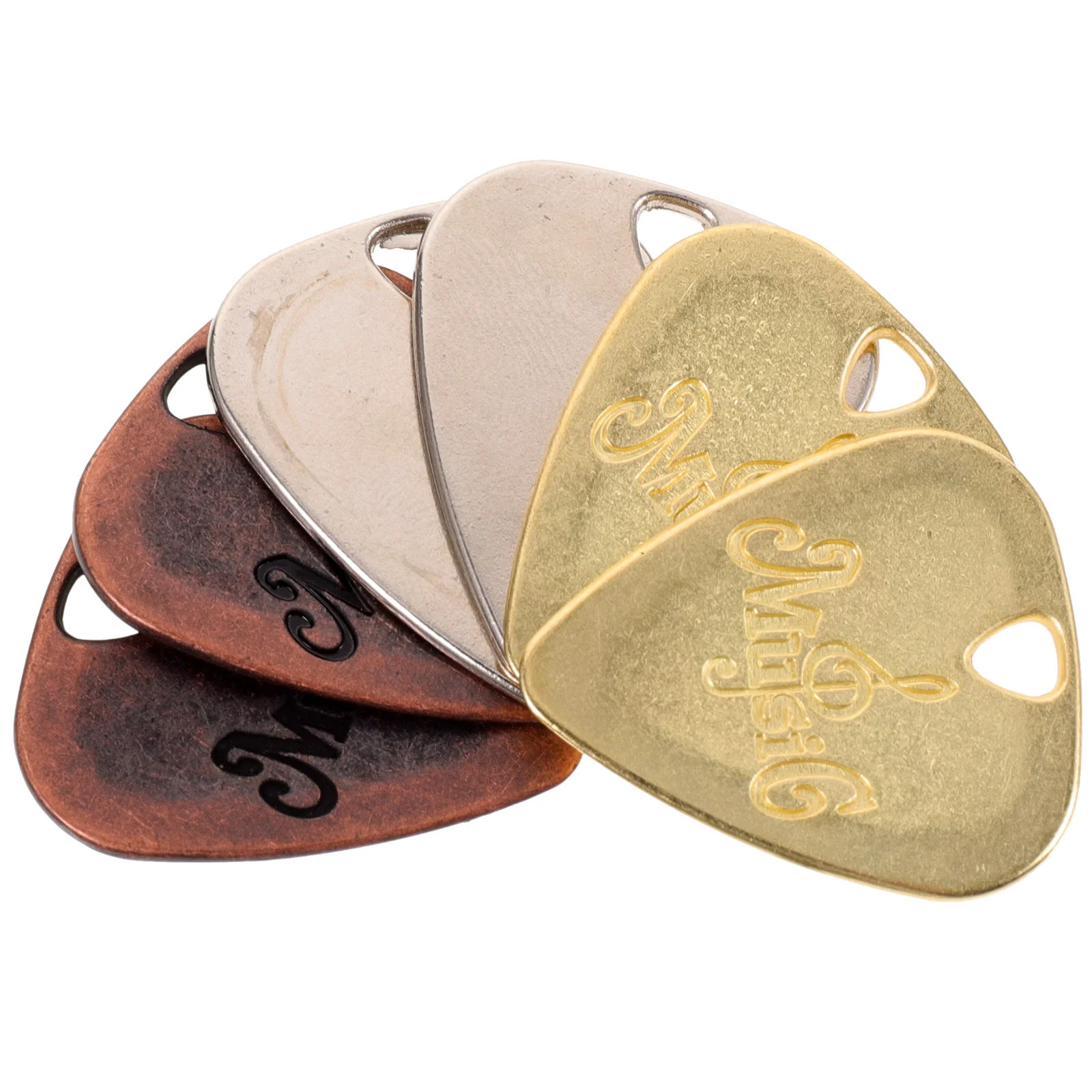 6 Pcs Guitar Pick Accessories Plectrum Replacement Practice Picks Guitars Ukulele Plectrums Zinc Alloy Bass
6 Pcs Guitar Pick Accessories Plectrum Replacement Practice Picks Guitars Ukulele Plectrums Zinc Alloy Bass