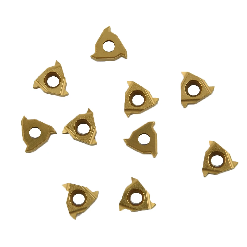 11IR A60 Golden Carbide Insert A60 Metric Ordinary Thread 0.5-1.5 For Internal Threading Turning Boring Bar Tool Workholding
11IR A60 Golden Carbide Insert A60 Metric Ordinary Thread 0.5-1.5 For Internal Threading Turning Boring Bar Tool Workholding