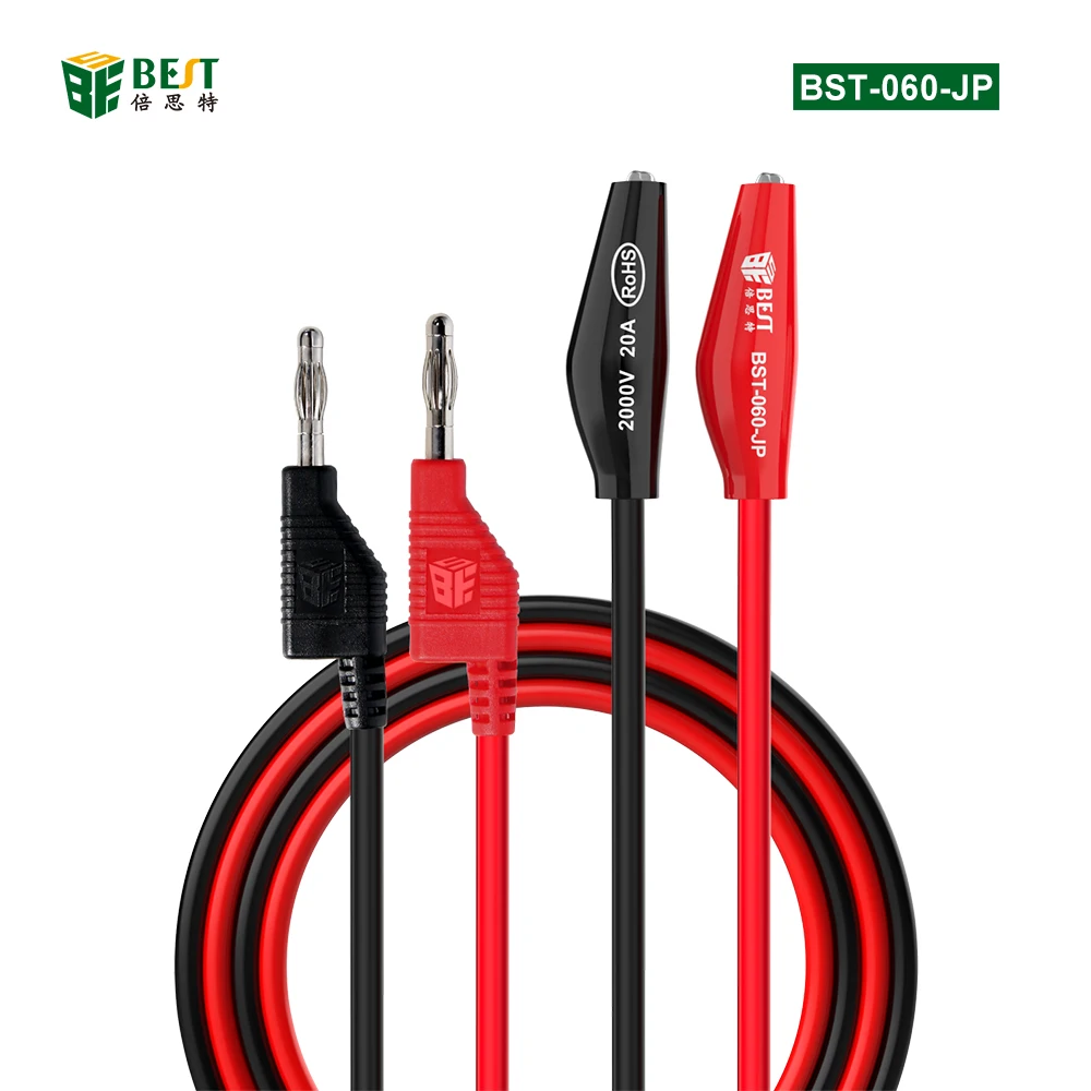 BST-060-JP 4MM Lantern Plug Power Test Wire Stacked Lantern Banana Plug Public to Public Test Cable
BST-060-JP 4MM Lantern Plug Power Test Wire Stacked Lantern Banana Plug Public to Public Test Cable
