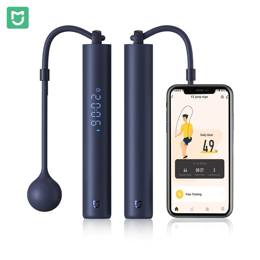 

xiaomi Mijia Smart Skipping Jump Rope Digital Counter with App Adjustable Calorie Calculation Sport Fitness Exercise Lose Weight