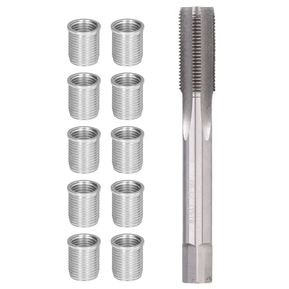 10PCS Thread Hole Repair Tools Metal M10 X 1.0 Nuts And 1PCS M12 X1.0 Tap Tools Herramientas Herramientas De Mano Multitool
10PCS Thread Hole Repair Tools Metal M10 X 1.0 Nuts And 1PCS M12 X1.0 Tap Tools Herramientas Herramientas De Mano Multitool