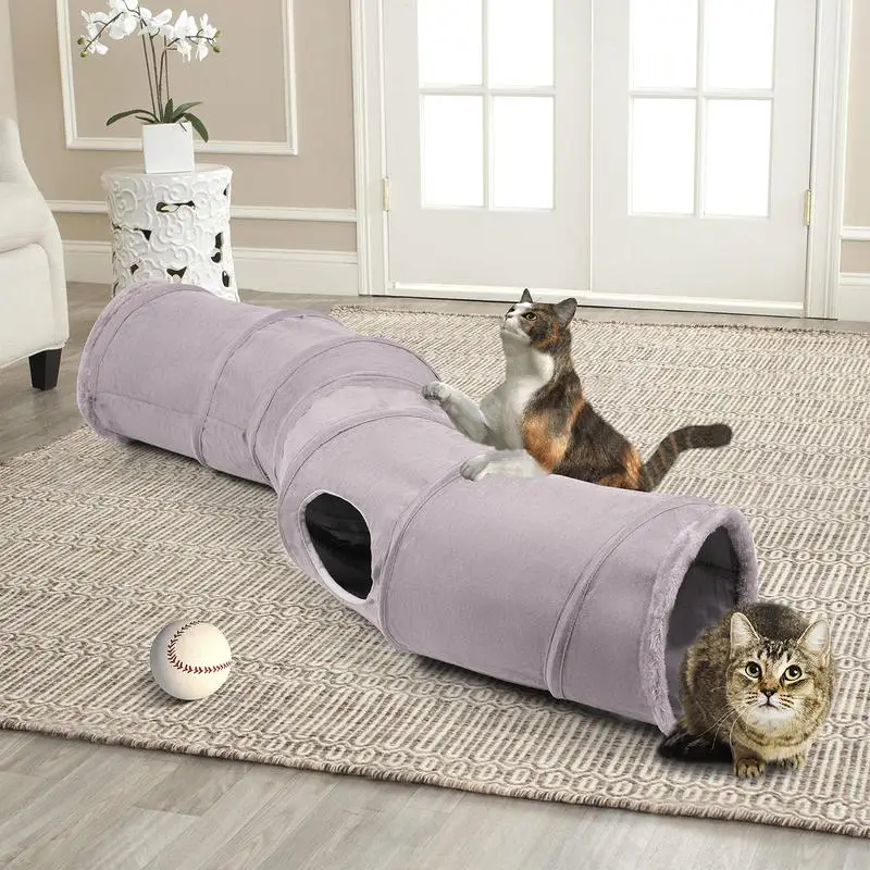 Cat Tunnel Collapsible Foldable Design Waterproof And Scratch Resistant Cat Tube For Pets Dogs Cats Rabbits Kittens Guinea Pigs
Cat Tunnel Collapsible Foldable Design Waterproof And Scratch Resistant Cat Tube For Pets Dogs Cats Rabbits Kittens Guinea Pigs