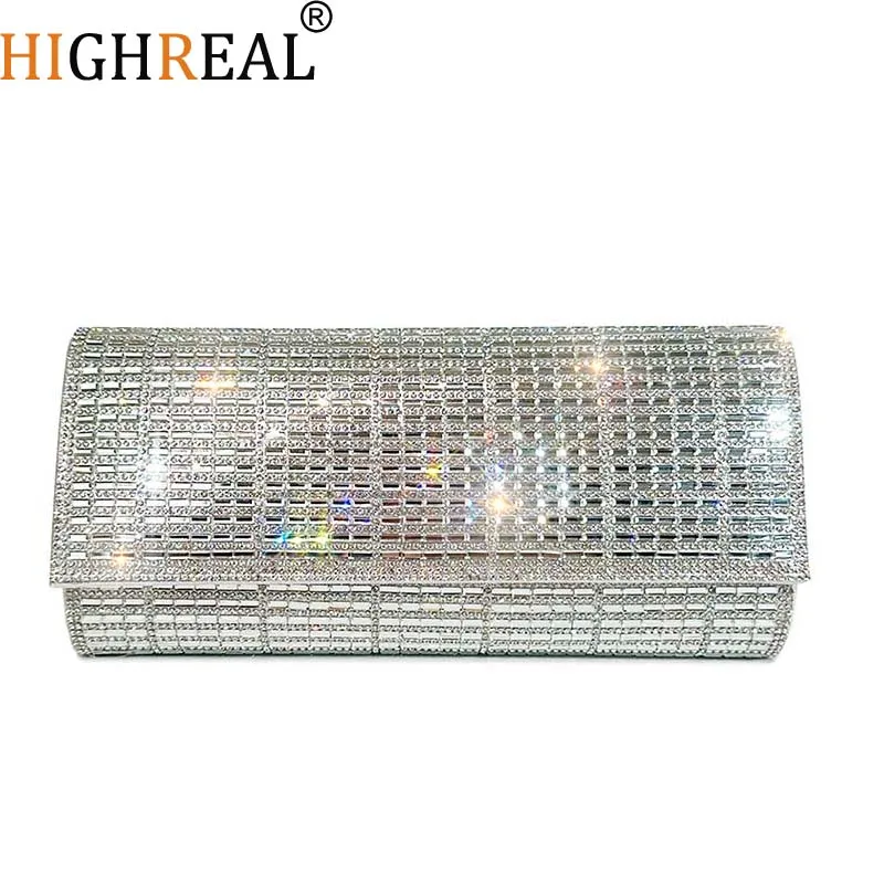 HIGHREAL Diamond Clutch Purse And Handbag With Rhinestone Women's Party Evening Bag Luxury Wedding Clutch Female Shoulder Bag
HIGHREAL Diamond Clutch Purse And Handbag With Rhinestone Women's Party Evening Bag Luxury Wedding Clutch Female Shoulder Bag