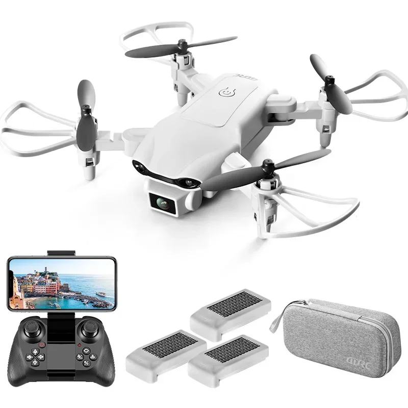 

NEW WIFI FPV Aerial Photography Helicopter Quadcopter V9 4K HD Dual Wide Angle Camera Dron Toys Foldable Mini Drone