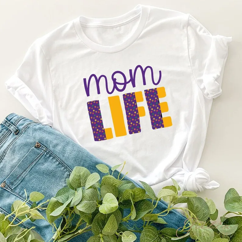

Funny Mom Life T-Shirts, Mother's Day T Shirt Best Mum Cute Mama Mother's Day Motherhood Streetwear 100% cotton Drop Shipping