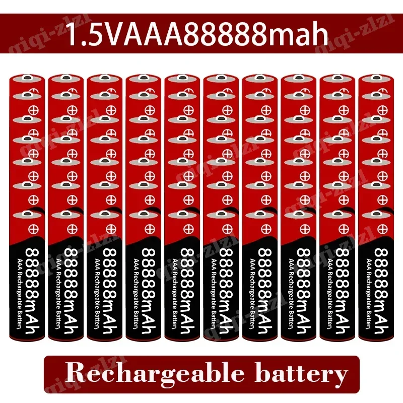 AAAbattery 1-96pcs 88888mAh High Capacity Rechargeable Battery Original 1.5V Suitable for LED Lights Toys MP3 and Other Devices
AAAbattery 1-96pcs 88888mAh High Capacity Rechargeable Battery Original 1.5V Suitable for LED Lights Toys MP3 and Other Devices