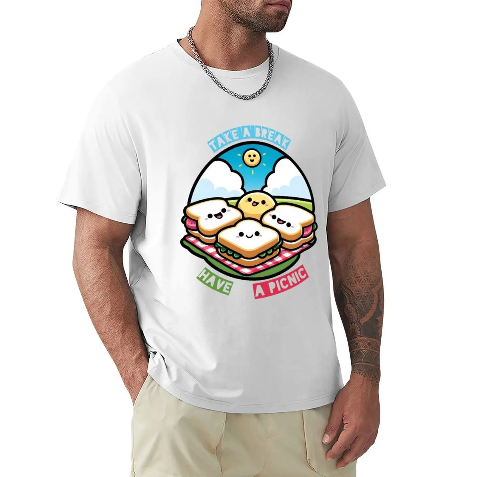 Take a break, have a picnic T-Shirt new edition Aesthetic clothing summer top Short sleeve tee Men's t shirts
Take a break, have a picnic T-Shirt new edition Aesthetic clothing summer top Short sleeve tee Men's t shirts