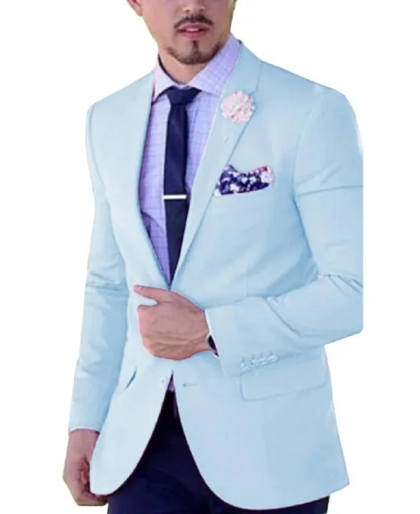 

Colorful Slim Fit Men Suit Wedding Groom Formal Tuxedos Pants Blazer Terno Masculino Costume Homme Trajes De Hombre 2 Pcs