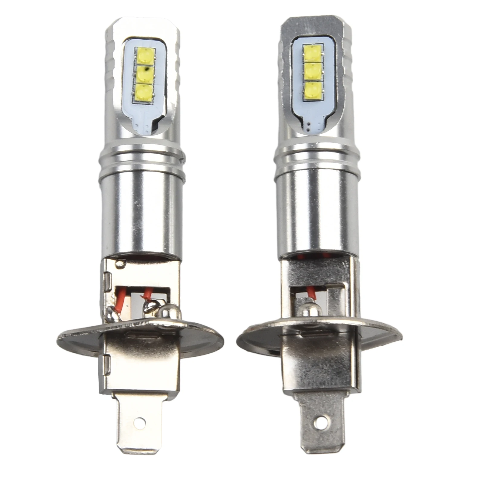 6 LEDs/bulb H1 LED Bulbs DC 12V Easy Installation Front Headlight High Low Beam Fog Lamp Left Metal 2x Durable
6 LEDs/bulb H1 LED Bulbs DC 12V Easy Installation Front Headlight High Low Beam Fog Lamp Left Metal 2x Durable