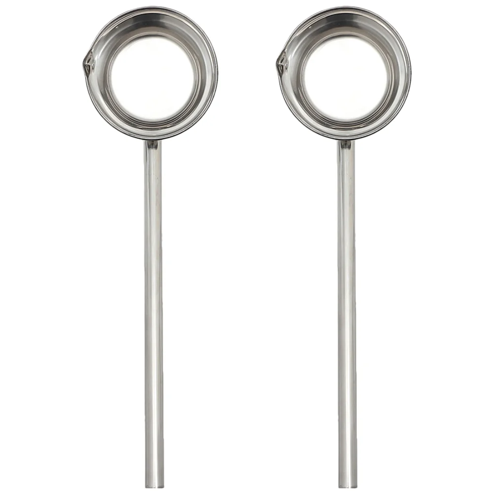 2 Pcs Stainless Steel Spoon Garden Watering Scoop Soup Spoons Sturdy Ladle Long Handle
2 Pcs Stainless Steel Spoon Garden Watering Scoop Soup Spoons Sturdy Ladle Long Handle
