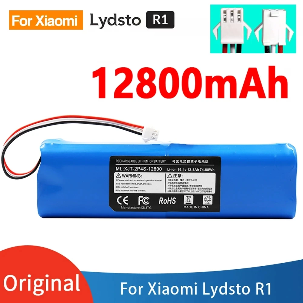 

Newly Launched for Xiaomi Lydsto R1 Rechargeable Lithium-ion Battery Robot Vacuum Cleaner R1 Battery Pack Repair and Replacement