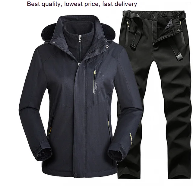 Winter Women Skiing 2 in 1 Jacket Fleece Pants Thermal Hiking Camping Sports Windbreaker Trekking Outdoor Coat Trousers
Winter Women Skiing 2 in 1 Jacket Fleece Pants Thermal Hiking Camping Sports Windbreaker Trekking Outdoor Coat Trousers