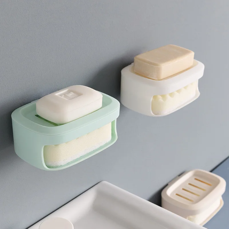 Wall-Mounted Sponge Soap Box, Punch-Free, Thickened Drain, Bathroom Soap Storage Rack
Wall-Mounted Sponge Soap Box, Punch-Free, Thickened Drain, Bathroom Soap Storage Rack