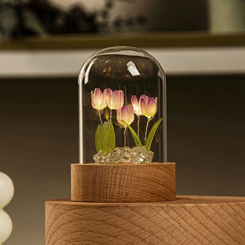Tulip Night Light Handmade DIY Material Tulip Girl Living Room Night Light Desktop Light Romantic Ambient Lamp
Tulip Night Light Handmade DIY Material Tulip Girl Living Room Night Light Desktop Light Romantic Ambient Lamp