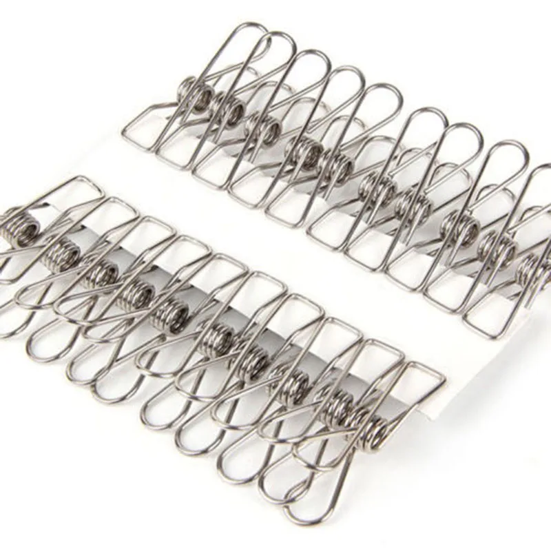 20pcs Stainless Steel Clips Clothes Photo Paper Peg Pin Hook Clothespin Home Decoration Set Household Storage Kitchen Organizer
20pcs Stainless Steel Clips Clothes Photo Paper Peg Pin Hook Clothespin Home Decoration Set Household Storage Kitchen Organizer