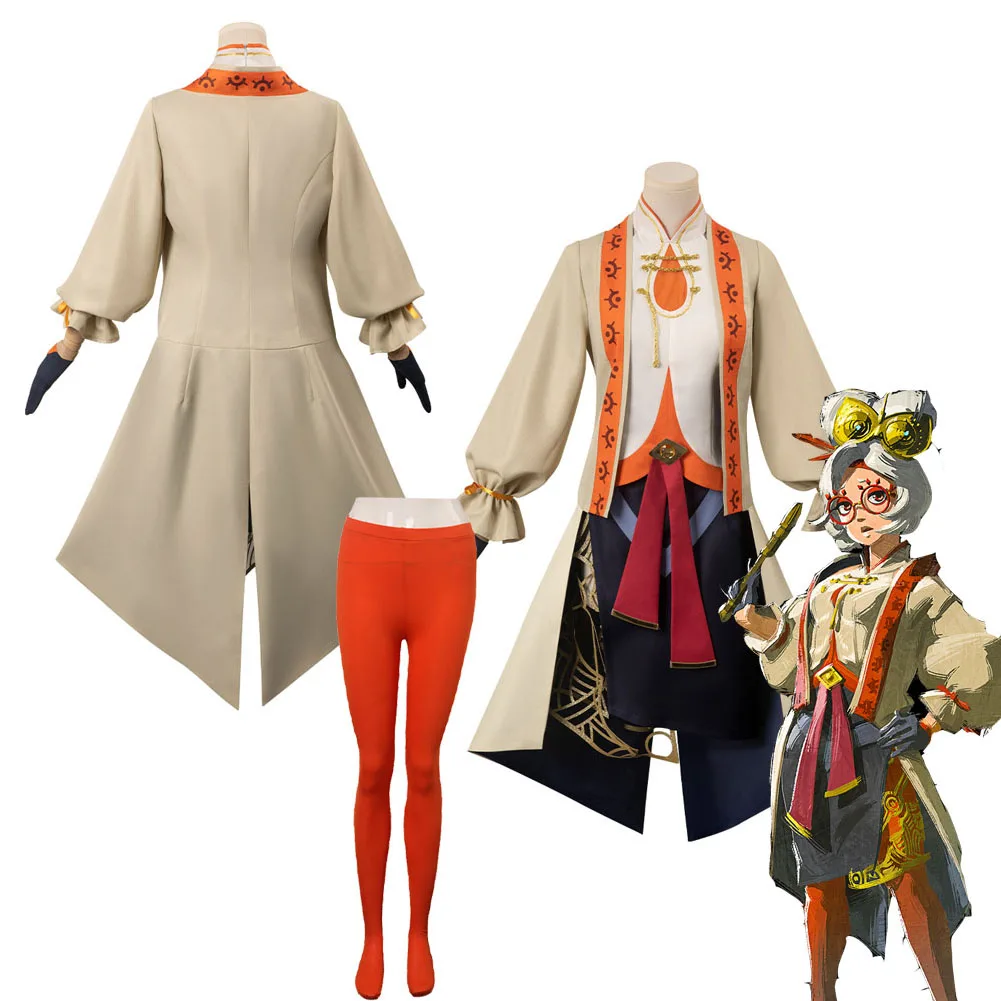 

Purah Cosplay Role Play Anime Game Tears of the Kingdom Disguise Costume Adult Women Fantasy Female Fancy Dress Up Party Clothes