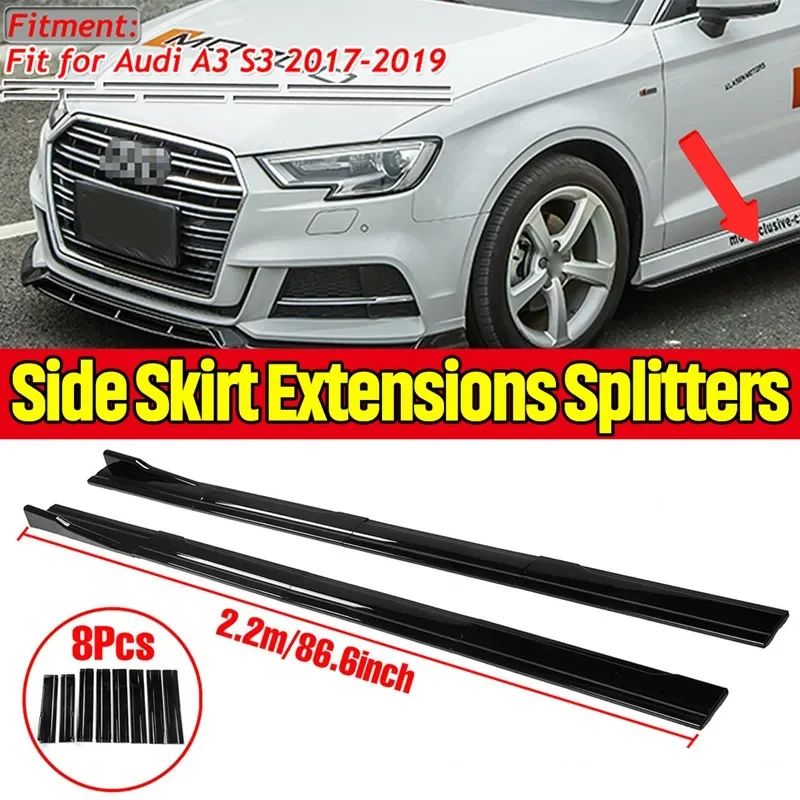 8 шт., автомобильные разветвители для бампера, 2,2 м, для Audi A3 S-line / S3 2017-2019
8 шт., автомобильные разветвители для бампера, 2,2 м, для Audi A3 S-line / S3 2017-2019