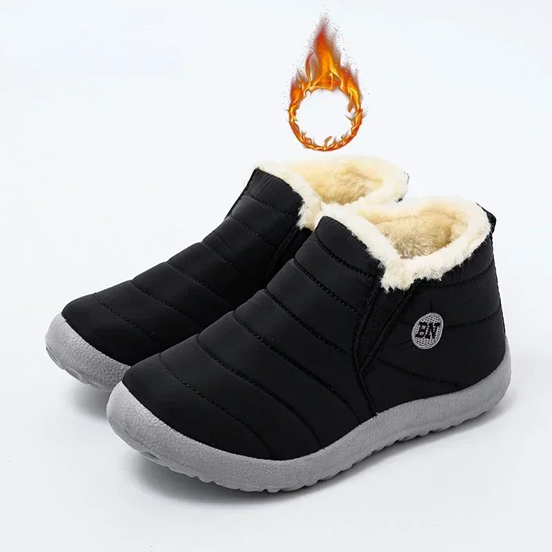 Men Boots Winter Waterproof Cotton Shoes for Men Women Light Slip on Flat Ankle Boots Plus Size 47 Unisex Snow Boots Zapatillas
Men Boots Winter Waterproof Cotton Shoes for Men Women Light Slip on Flat Ankle Boots Plus Size 47 Unisex Snow Boots Zapatillas