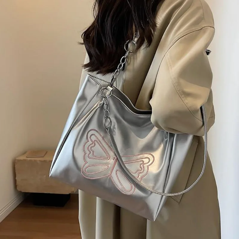 Large Capacity Underarm Bag For Women 2024 New Fashion ButterFly Design Single Shoulder Handbags Versatile Commuting Tote Pack
Large Capacity Underarm Bag For Women 2024 New Fashion ButterFly Design Single Shoulder Handbags Versatile Commuting Tote Pack