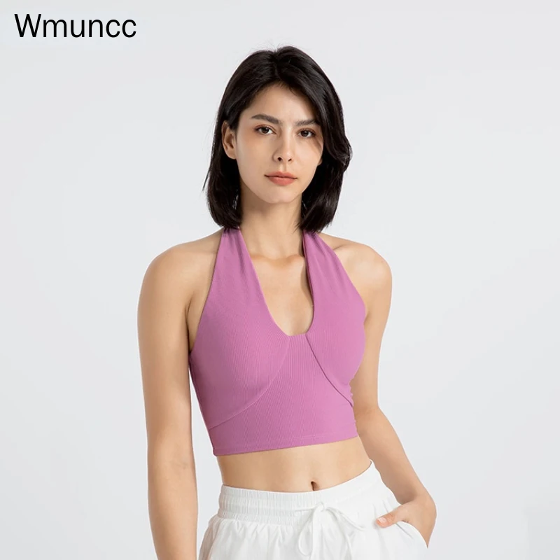 Wmuncc сексуальное Спортивное нижнее белье с лямкой на шее для женщин, бюстгальтер для фитнеса, ударопрочный, для бега, туго, пуш-ап, для йоги
Wmuncc сексуальное Спортивное нижнее белье с лямкой на шее для женщин, бюстгальтер для фитнеса, ударопрочный, для бега, туго, пуш-ап, для йоги