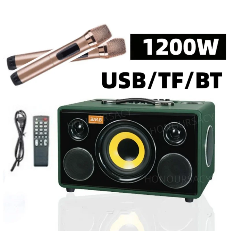Portable Bluetooth Speaker Sound Family Party Square Dance Outdoor Karaoke Subwoofe Home Theater Sound System With Dual Mic
Portable Bluetooth Speaker Sound Family Party Square Dance Outdoor Karaoke Subwoofe Home Theater Sound System With Dual Mic