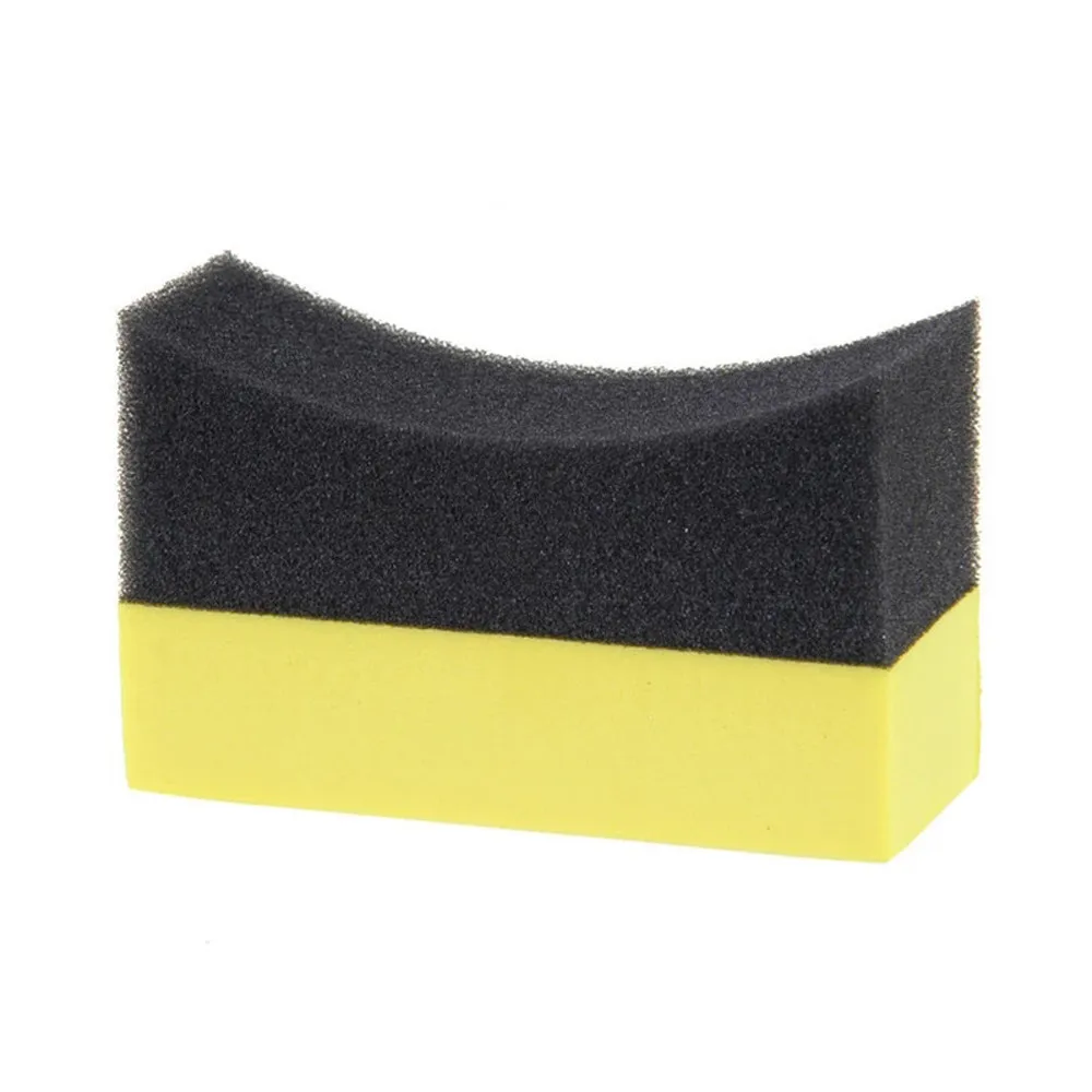 

U-Shape Wipe Corner Edge Gloss Shine EVA Tire Contour Pads Cleaning Sponge Tyre Cleaning Sponge Polishing Sponge