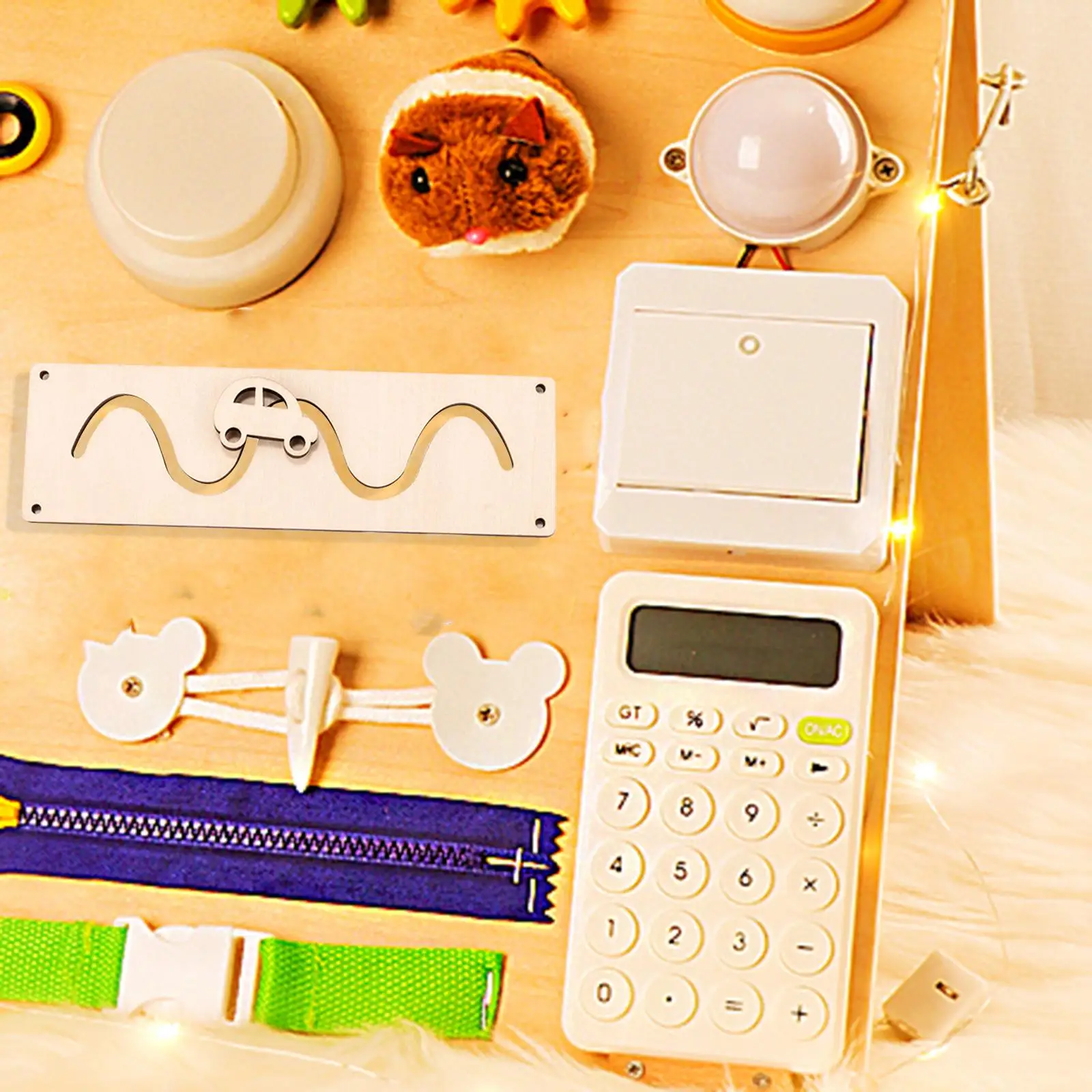 Educational Toys Learning Skill Toy, DIY Accessories Montessori Wooden Activity Busy Board Accessories for Living Room Girls
Educational Toys Learning Skill Toy, DIY Accessories Montessori Wooden Activity Busy Board Accessories for Living Room Girls