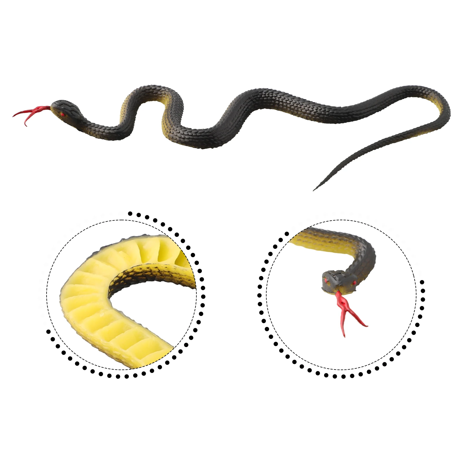 45cm Realistic Fake Rubber Snake Prank Trick Toy Festive And Party Supplies For April Fool's Day Scary With Tongue Stick Out
45cm Realistic Fake Rubber Snake Prank Trick Toy Festive And Party Supplies For April Fool's Day Scary With Tongue Stick Out