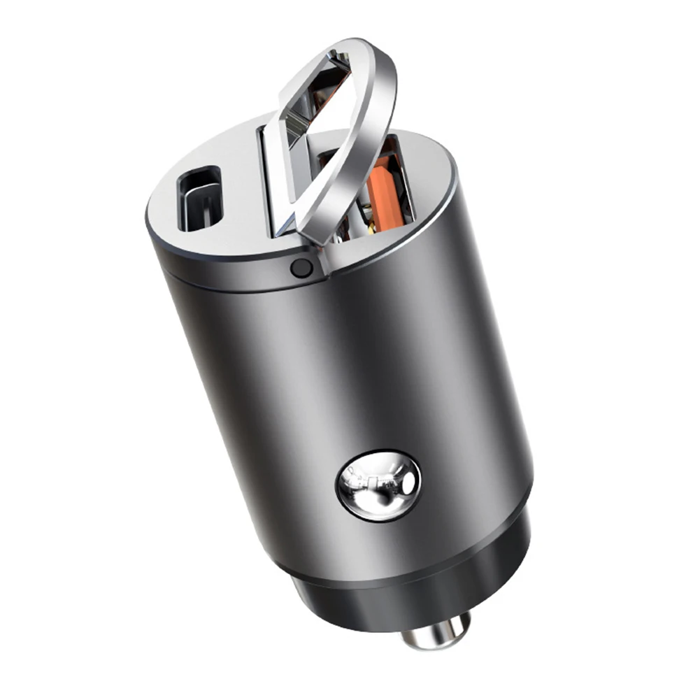 Zinc Alloy Dual TypeC PD Car Charger, 30W Fast Charging, Overheating and Overcharging Protection, Universal Compatibility
Zinc Alloy Dual TypeC PD Car Charger, 30W Fast Charging, Overheating and Overcharging Protection, Universal Compatibility