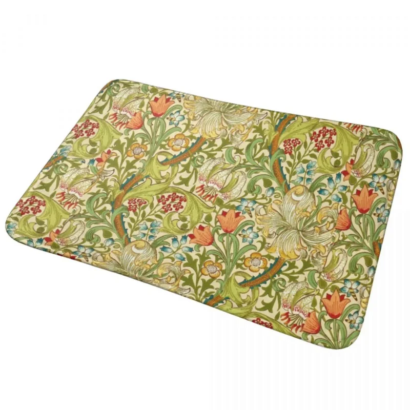 

William Morris Doormat Non-slip Super Absorbent Bath Mats Home Entrance Rugs Kitchen Living Room Bedroom Carpet Hallway Footpad