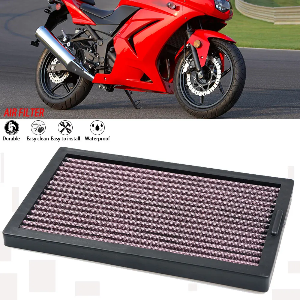 For KAWASAKI NINJA 250 250R 300 ABS Z300 Ninja250 2008-2012 Ninja250R Ninja300 2013-2016 EX300 Motorcycle Air Filter Accessories
For KAWASAKI NINJA 250 250R 300 ABS Z300 Ninja250 2008-2012 Ninja250R Ninja300 2013-2016 EX300 Motorcycle Air Filter Accessories