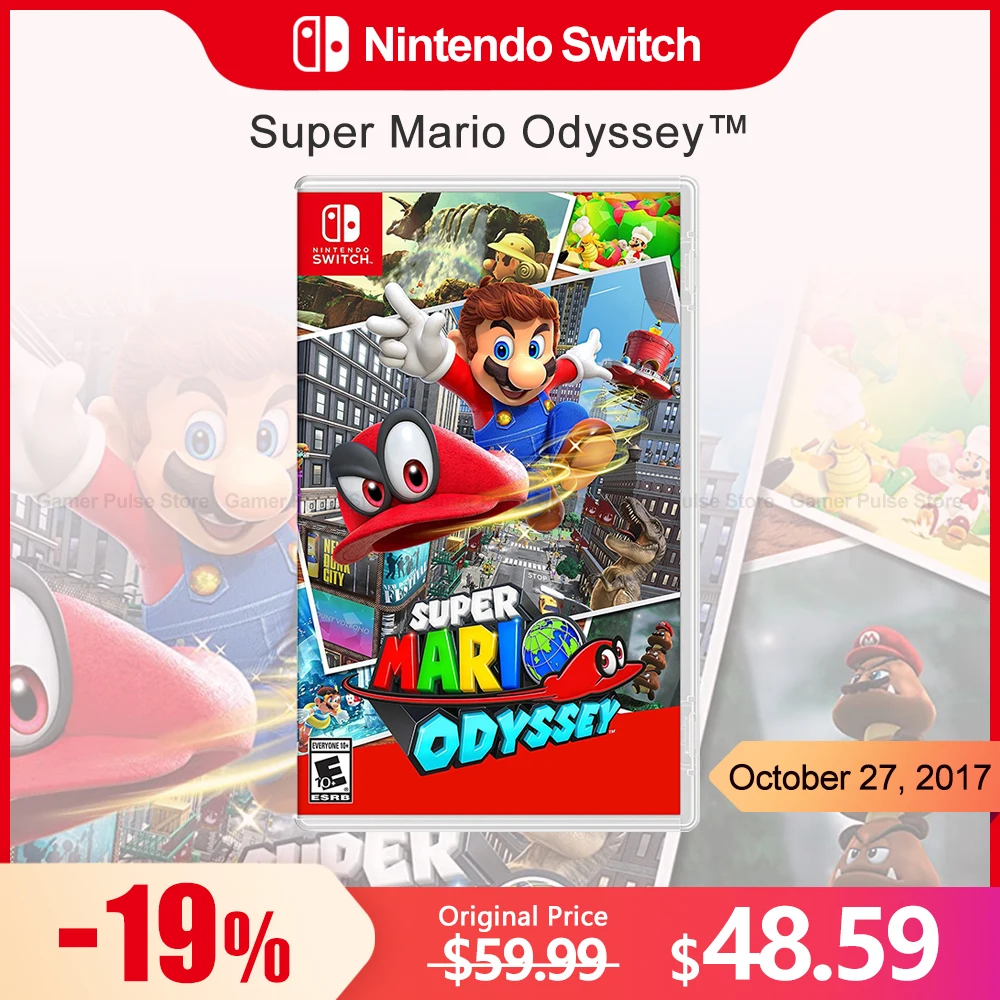 

Super Mario Odyssey Nintendo Switch Game Deals 100% Official Original Physical Game Card Action Genre for Switch OLED Lite