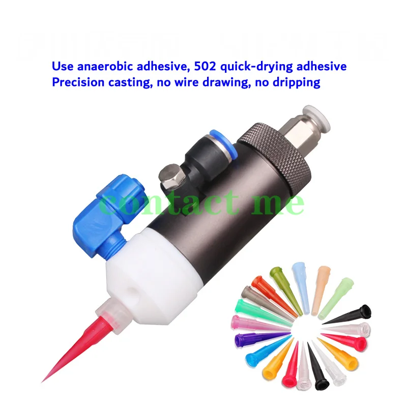 Dispenser accessories, anaerobic glue dispensing valve, 502 quick-drying glue compound action thimble screw glue diaphragm valve
Dispenser accessories, anaerobic glue dispensing valve, 502 quick-drying glue compound action thimble screw glue diaphragm valve