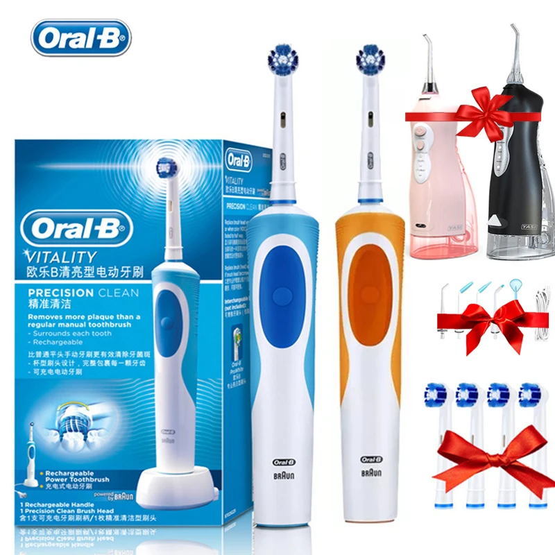 Oral-B D12 2D Rotation Electric Toothbrush Whitening Tooth Brush Rechargeable With 4 Gift Replaceable Brush Heads For Adults 
Oral-B D12 2D Rotation Electric Toothbrush Whitening Tooth Brush Rechargeable With 4 Gift Replaceable Brush Heads For Adults