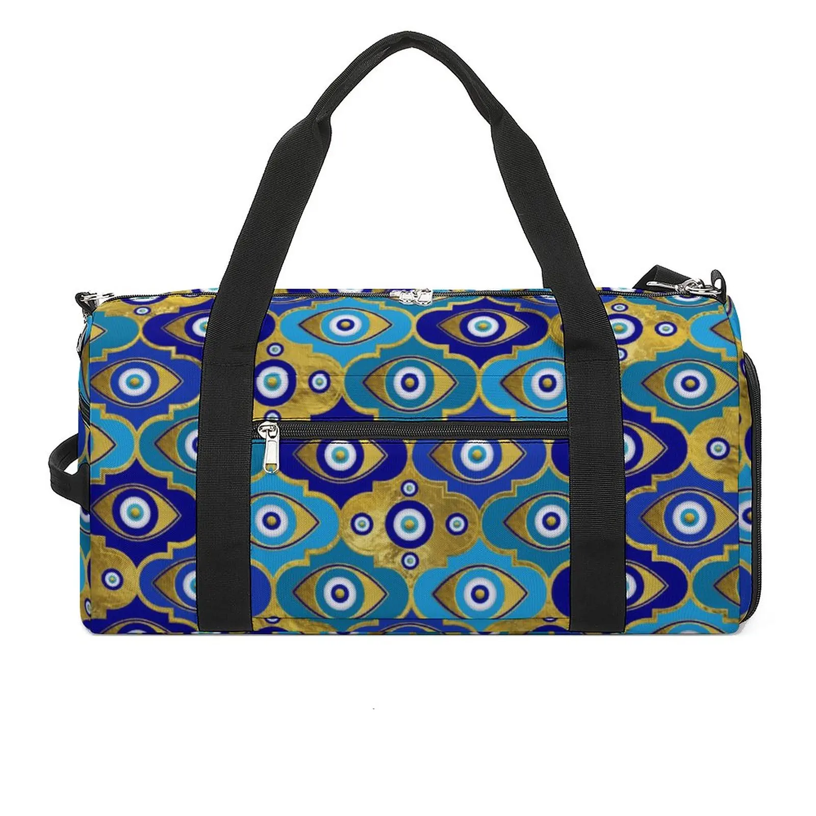 Gym Bag Evil Eye Charms Sports Bag Gym Accessories Quatrefoil Men Weekend Print Handbag Funny Travel Training Fitness Bag
Gym Bag Evil Eye Charms Sports Bag Gym Accessories Quatrefoil Men Weekend Print Handbag Funny Travel Training Fitness Bag