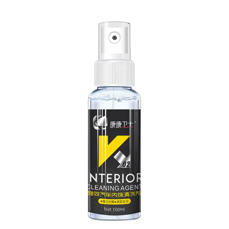 Car Interior Cleaner Inside Car Cleaner Spray 100ml Leather Car Seat Cleaner Multi-function Stain Remover For Carpet Upholstery 
Car Interior Cleaner Inside Car Cleaner Spray 100ml Leather Car Seat Cleaner Multi-function Stain Remover For Carpet Upholstery