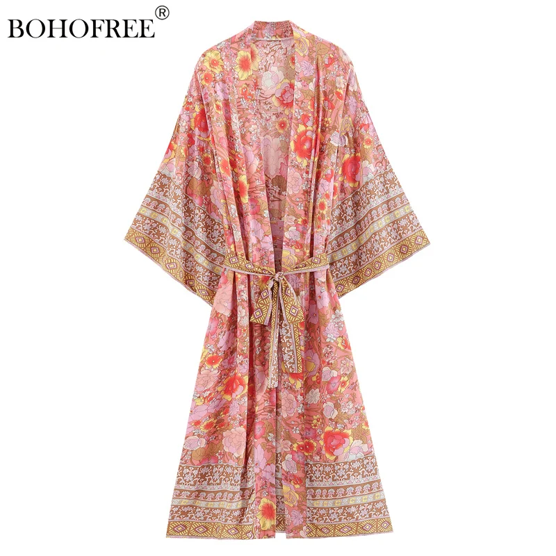 Summer Beach Blouse Bohemian Kimono Vintage Lace Up V Neck Batwing Sleeves Maxi Robe Summer Bikini Cover-up Beach Wear Kimono
Summer Beach Blouse Bohemian Kimono Vintage Lace Up V Neck Batwing Sleeves Maxi Robe Summer Bikini Cover-up Beach Wear Kimono