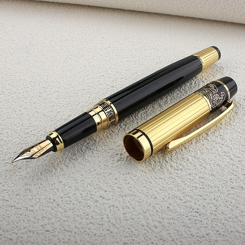 Роскошные качественные черные металлические Дизайнерские офисные принадлежности 901, школьные канцелярские чернильные ручки 
Роскошные качественные черные металлические Дизайнерские офисные принадлежности 901, школьные канцелярские чернильные ручки