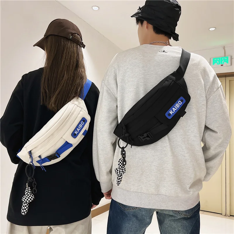 Men's and Women's Tide Brand Outdoor One Shoulder Diagonal Span Chest Bags Nylon Fashion Multifunctional Fanny Packs for Women
Men's and Women's Tide Brand Outdoor One Shoulder Diagonal Span Chest Bags Nylon Fashion Multifunctional Fanny Packs for Women