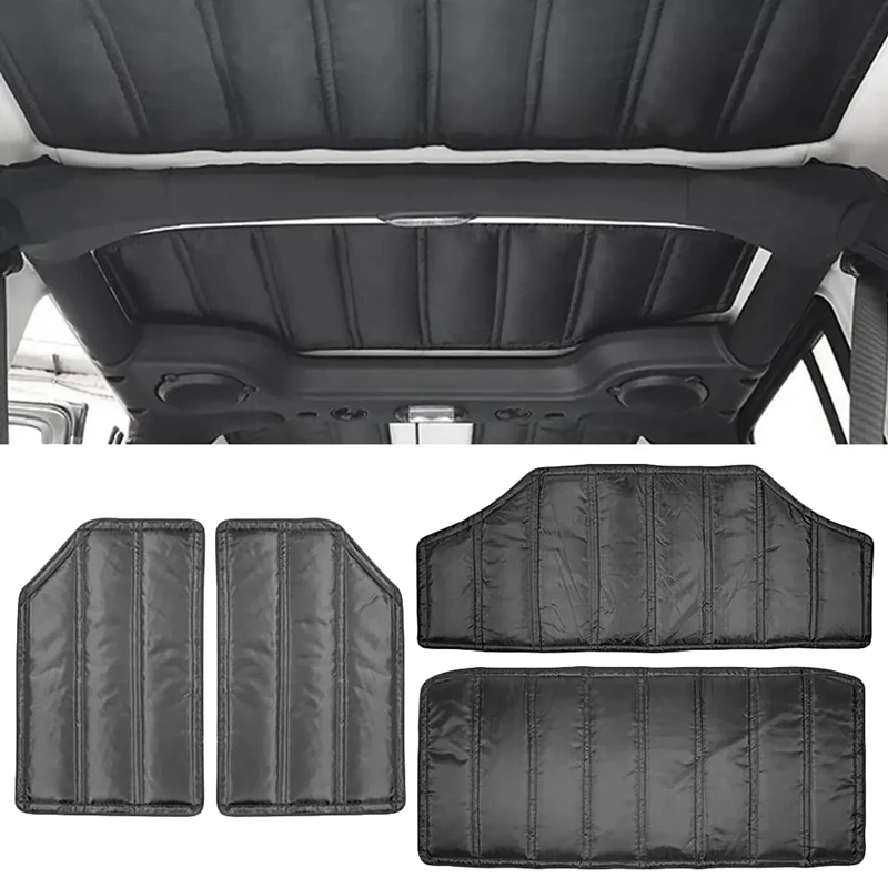Car Roof Hardtop Sound Deadener Thick Durable Headliner Hinges Heat Insulation for Jeep Wrangler JK 12-17 4 Door
Car Roof Hardtop Sound Deadener Thick Durable Headliner Hinges Heat Insulation for Jeep Wrangler JK 12-17 4 Door