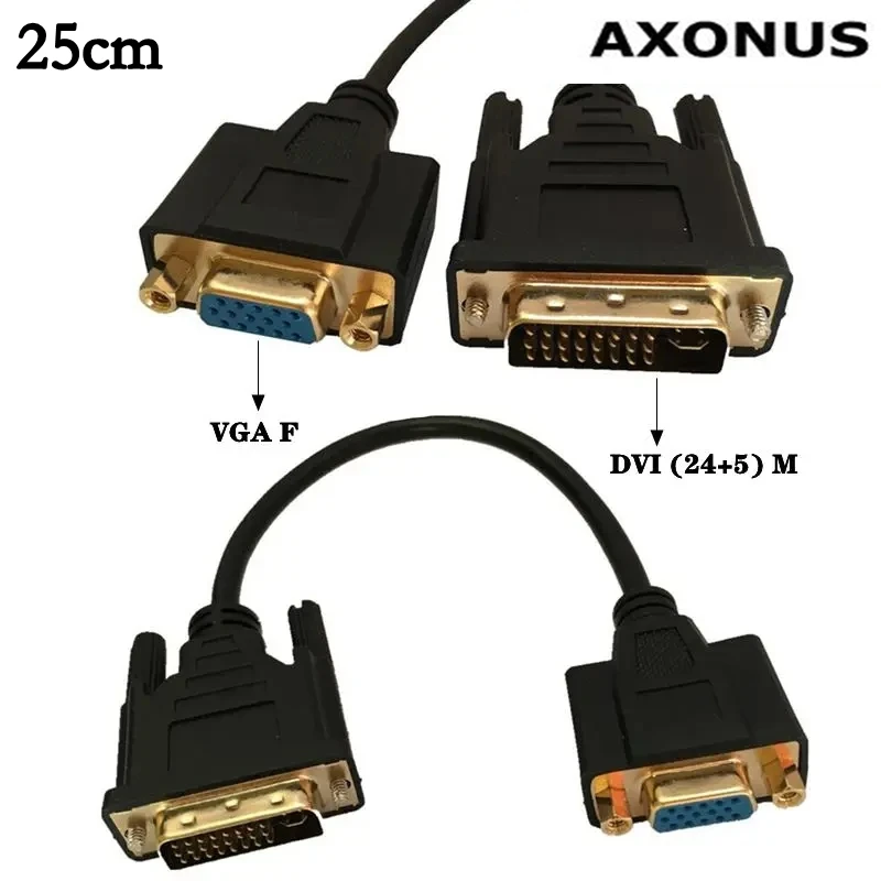 VGA Female To DVI (24+5) Male, Graphics Card Interface Conversion Cable, Monitor Connected To Independent Graphics Card Cable
VGA Female To DVI (24+5) Male, Graphics Card Interface Conversion Cable, Monitor Connected To Independent Graphics Card Cable