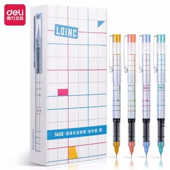 Deli S658 Liquid Neutral Pen Gel Pen Student Black Ink 0.5mm Random Colors Office Student Supplies Stationery
Deli S658 Liquid Neutral Pen Gel Pen Student Black Ink 0.5mm Random Colors Office Student Supplies Stationery