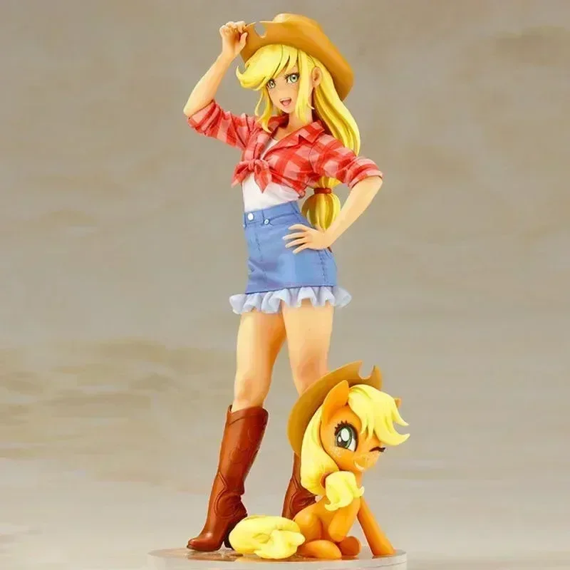 

Hot My Little Pony Anime Figure Rainbow Dash Kawaii Rainbow Dash Applejack Fluttershy Twilight Sparkle Pvc Figure Model Doll Toy