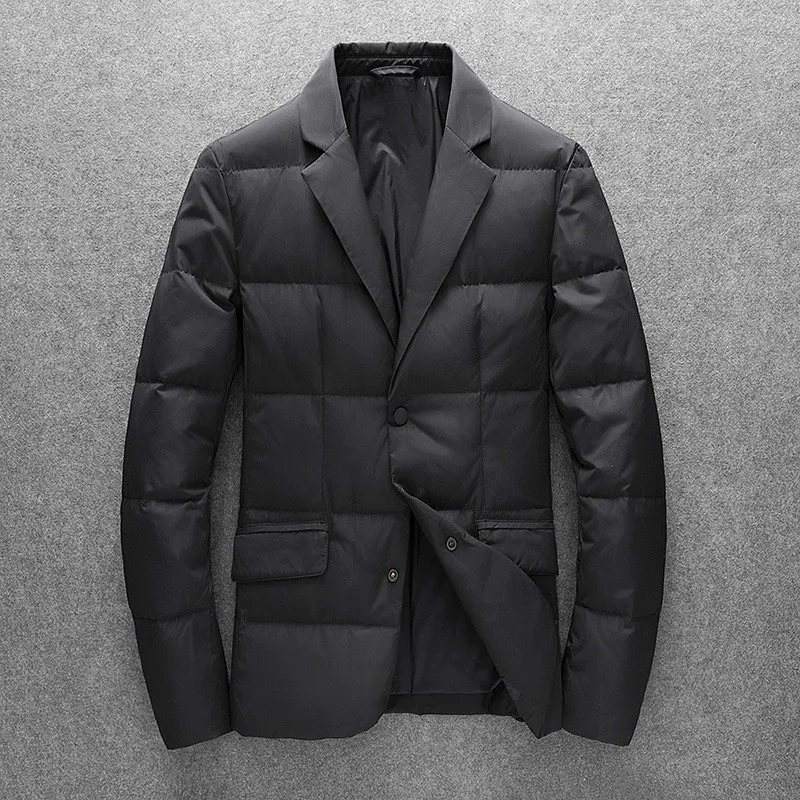 90% White Duck Down Blazer Parka Slim Simple Business Casual Office Fashion Male Down Coat Keep Warm Jacket New Men's Winter 
90% White Duck Down Blazer Parka Slim Simple Business Casual Office Fashion Male Down Coat Keep Warm Jacket New Men's Winter