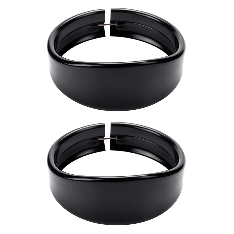 2X Headlight Trim Rings 5.75 Inch Headlight Visor Style Trim Ring Black Decorate Visor Trim Rings For FXSTC
2X Headlight Trim Rings 5.75 Inch Headlight Visor Style Trim Ring Black Decorate Visor Trim Rings For FXSTC
